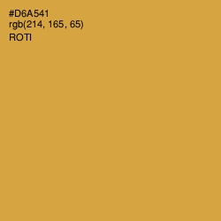 #D6A541 - Roti Color Image