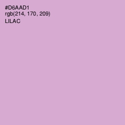 #D6AAD1 - Lilac Color Image