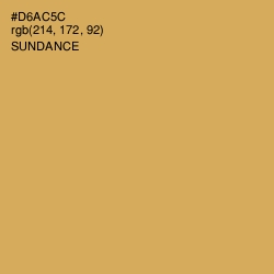 #D6AC5C - Sundance Color Image