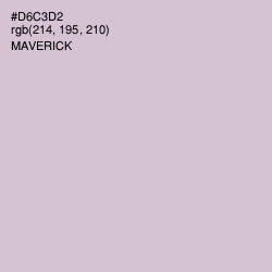 #D6C3D2 - Maverick Color Image