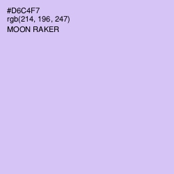 #D6C4F7 - Moon Raker Color Image