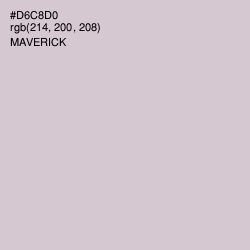 #D6C8D0 - Maverick Color Image