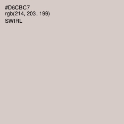 #D6CBC7 - Swirl Color Image