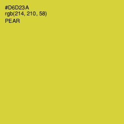 #D6D23A - Pear Color Image