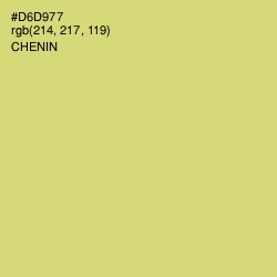 #D6D977 - Chenin Color Image