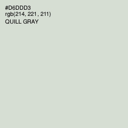 #D6DDD3 - Quill Gray Color Image