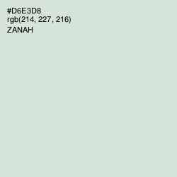 #D6E3D8 - Zanah Color Image