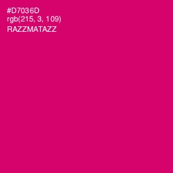 #D7036D - Razzmatazz Color Image