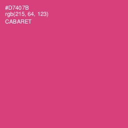 #D7407B - Cabaret Color Image