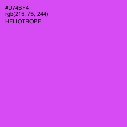 #D74BF4 - Heliotrope Color Image