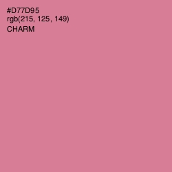 #D77D95 - Charm Color Image