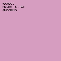 #D79DC0 - Shocking Color Image