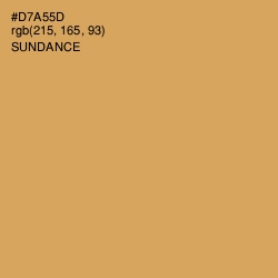 #D7A55D - Sundance Color Image