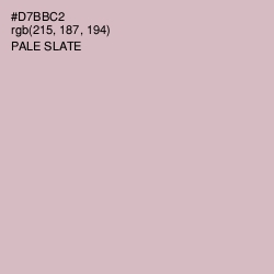 #D7BBC2 - Pale Slate Color Image