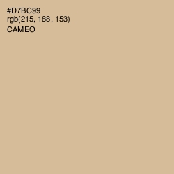 #D7BC99 - Cameo Color Image