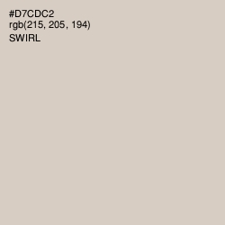#D7CDC2 - Swirl Color Image