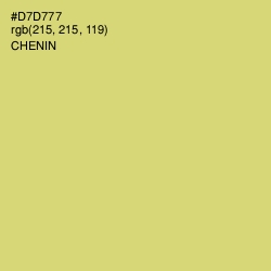 #D7D777 - Chenin Color Image