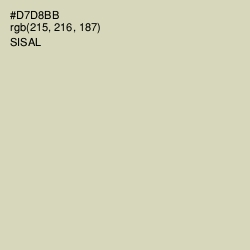 #D7D8BB - Sisal Color Image