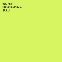 #D7F561 - Sulu Color Image