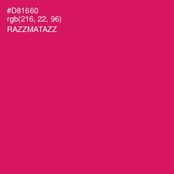#D81660 - Razzmatazz Color Image