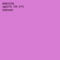 #D87CD3 - Orchid Color Image