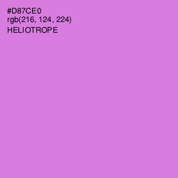 #D87CE0 - Heliotrope Color Image