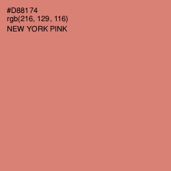#D88174 - New York Pink Color Image
