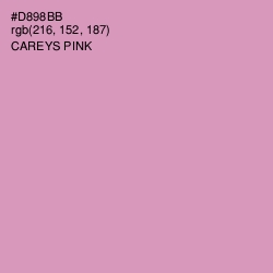 #D898BB - Careys Pink Color Image