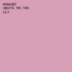#D8A0B7 - Lily Color Image
