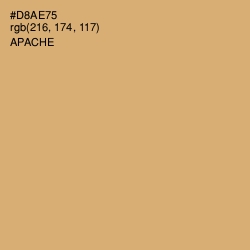 #D8AE75 - Apache Color Image