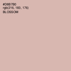 #D8B7B0 - Blossom Color Image