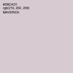 #D8CAD1 - Maverick Color Image