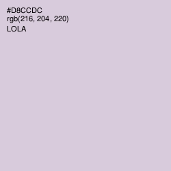#D8CCDC - Lola Color Image