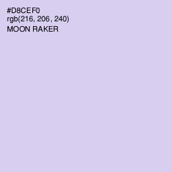 #D8CEF0 - Moon Raker Color Image