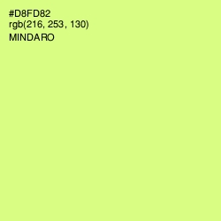#D8FD82 - Mindaro Color Image