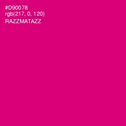 #D90078 - Razzmatazz Color Image
