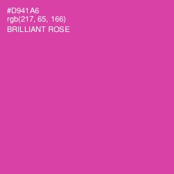 #D941A6 - Brilliant Rose Color Image