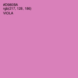 #D980BA - Viola Color Image