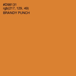 #D98131 - Brandy Punch Color Image