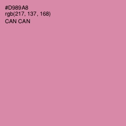 #D989A8 - Can Can Color Image