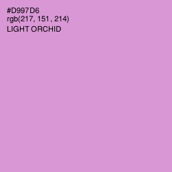 #D997D6 - Light Orchid Color Image