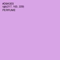 #D9A3E5 - Perfume Color Image