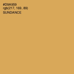 #D9A959 - Sundance Color Image