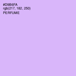 #D9B6FA - Perfume Color Image