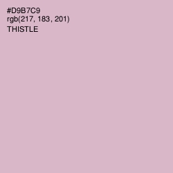 #D9B7C9 - Thistle Color Image