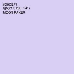 #D9CEF1 - Moon Raker Color Image