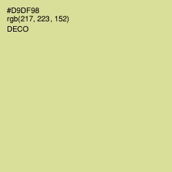 #D9DF98 - Deco Color Image