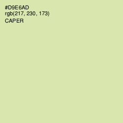 #D9E6AD - Caper Color Image