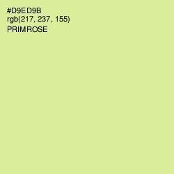 #D9ED9B - Primrose Color Image