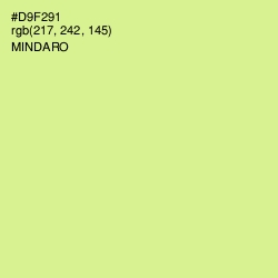 #D9F291 - Mindaro Color Image